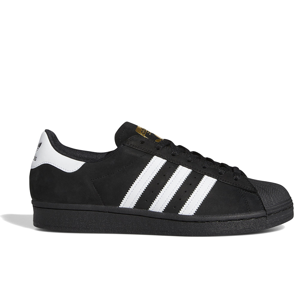 Adidas Superstar ADV Core Black Cloud White Gold Metallic